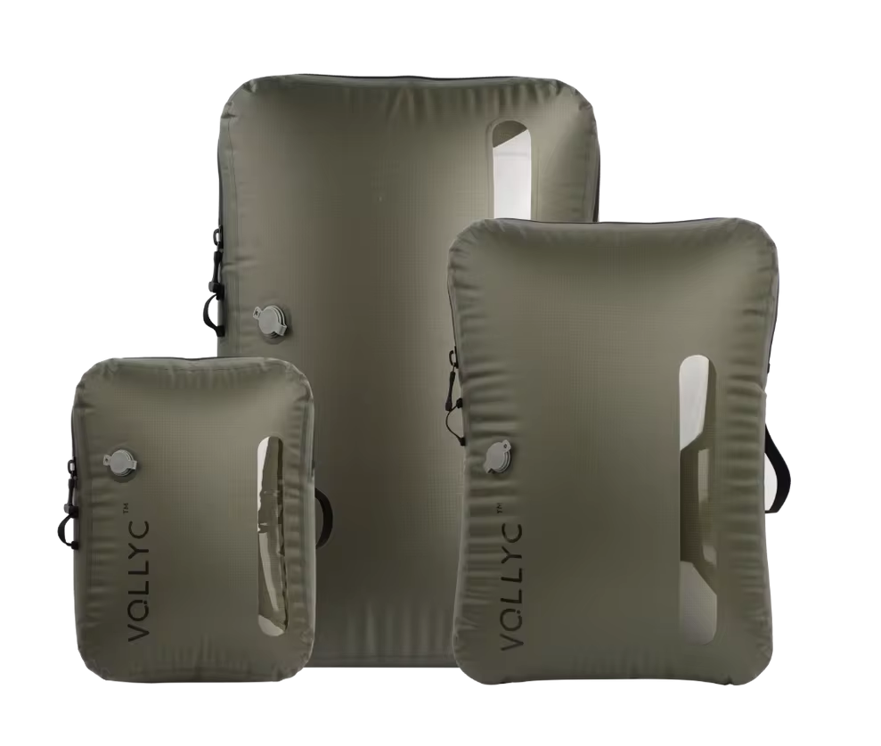 Lambe FLEXTAIL X VOLLYC EZYPACK - 18-55L Vacuum Storage Bag, Reusable Clothing Storage Bag, Travel Compression Backpack Luggage Bag